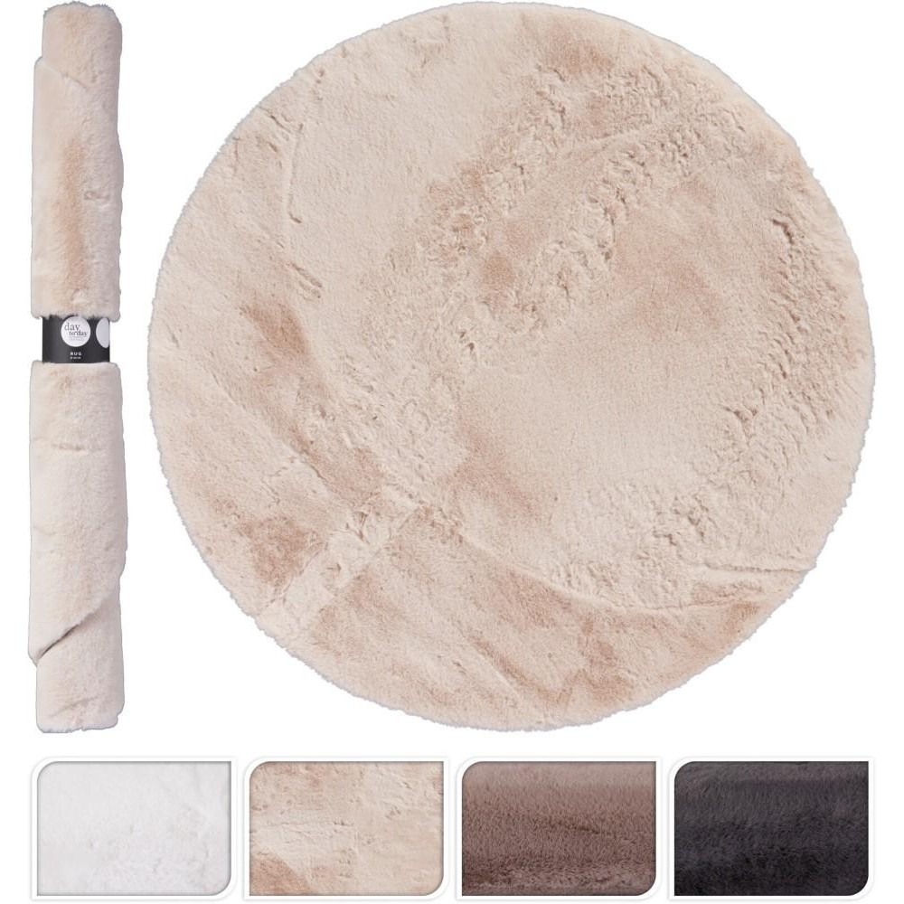 TAPPETO 120X120CM PELO 4ASS